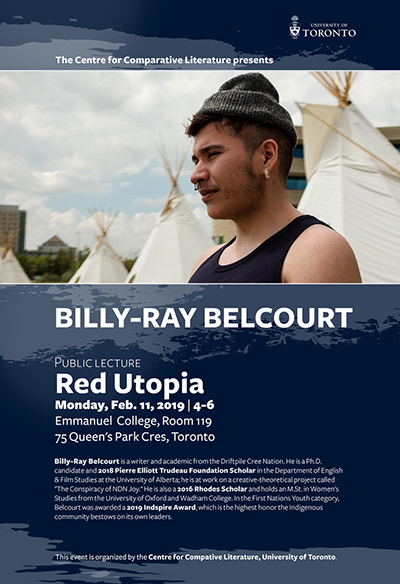 Billy-Ray Belcourt poster